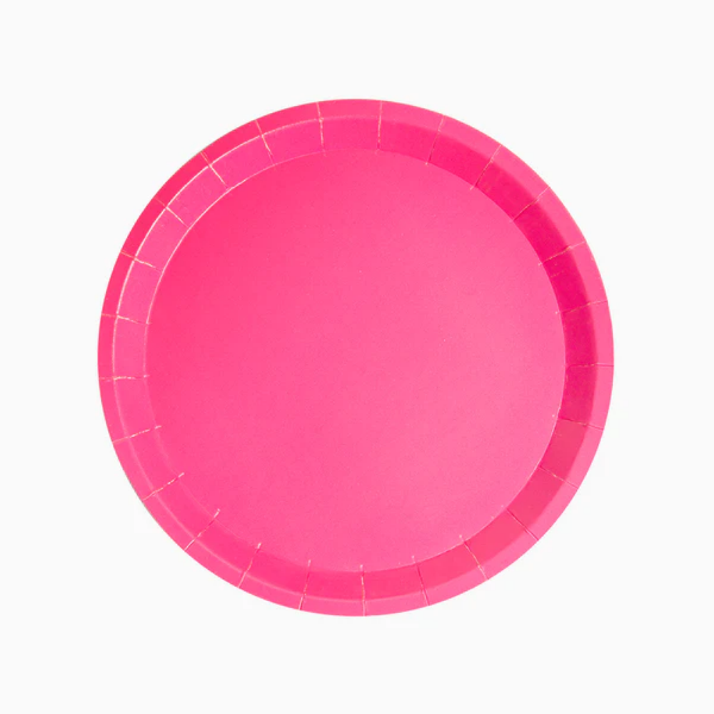 TopRed | Maxi100 piezas de platos de papel redondos, platos desechables festivos y de fiesta, platos de pastel, 20,5 cm (8 pulgadas) de diámetro, opciones de varios colores, para uso diario, cumpleaños, fiestas, bodas, reuniones, campamentos al aire libre