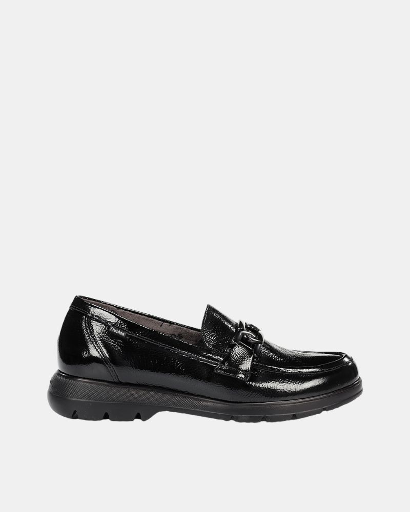 FLUCHOS F1794 Zapatos Mocasines Bajos Mujer Negro