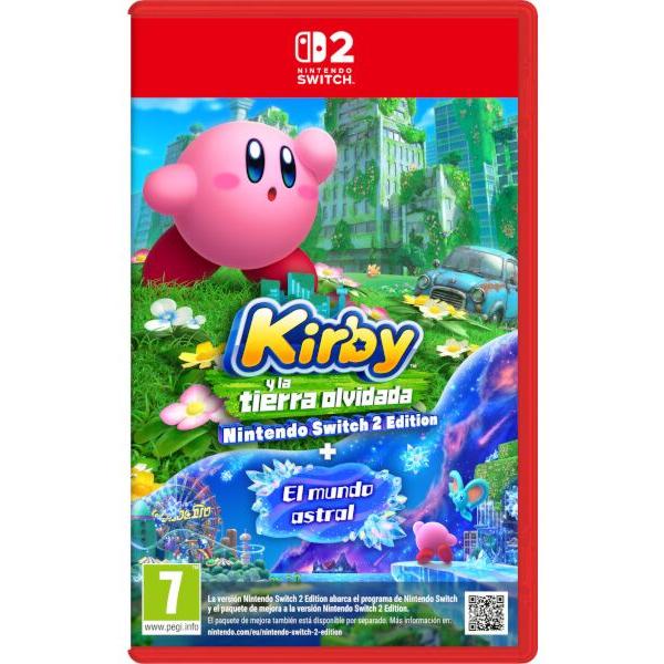Kirby y La Tierra Olvidada Nintendo SWITCH 2 Edition + El Mundo Astral PAL España, juego nuevo original precintado