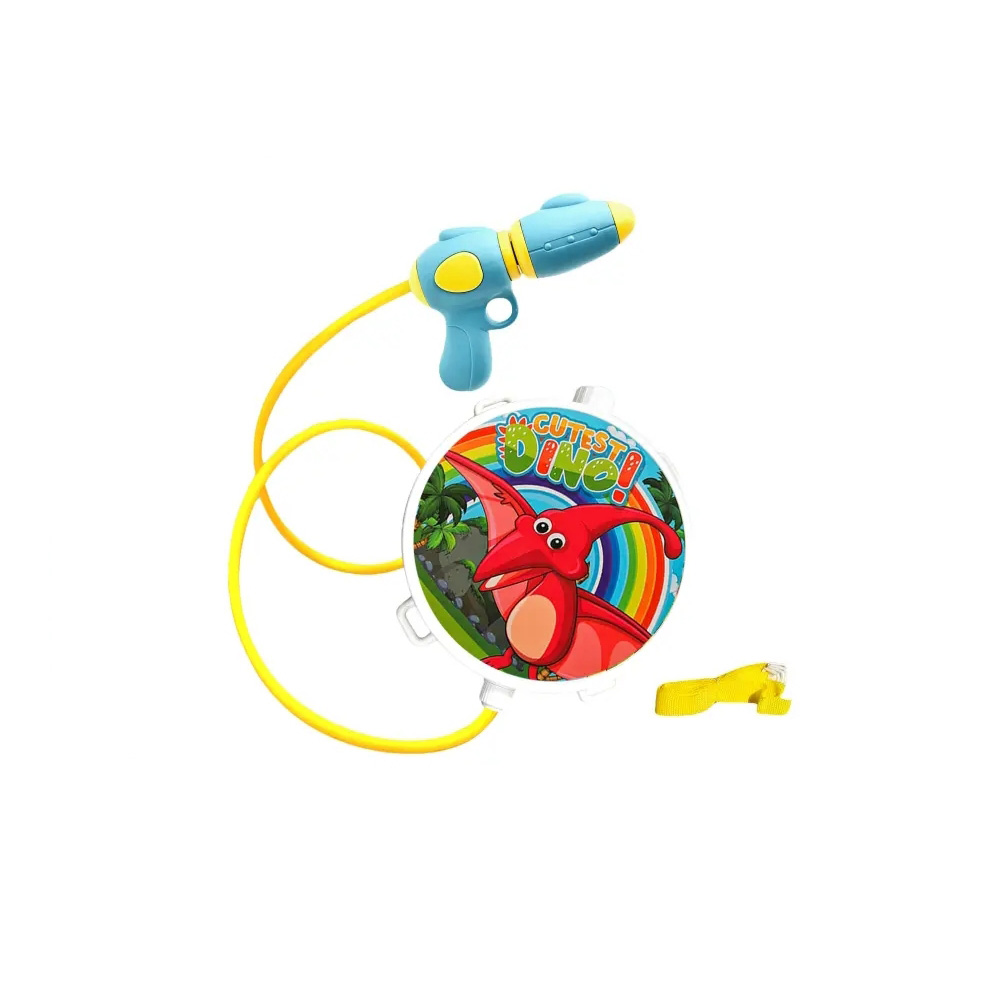 PLUSHOME Pistola De Agua 15.5X8.5CM ,Con Mochila 18.5x20cm Y Tubo de 70cm,disponible en 16 Dibujos Divertidos ,Perfecto Para Jugar En Piscina / Playa / Patio