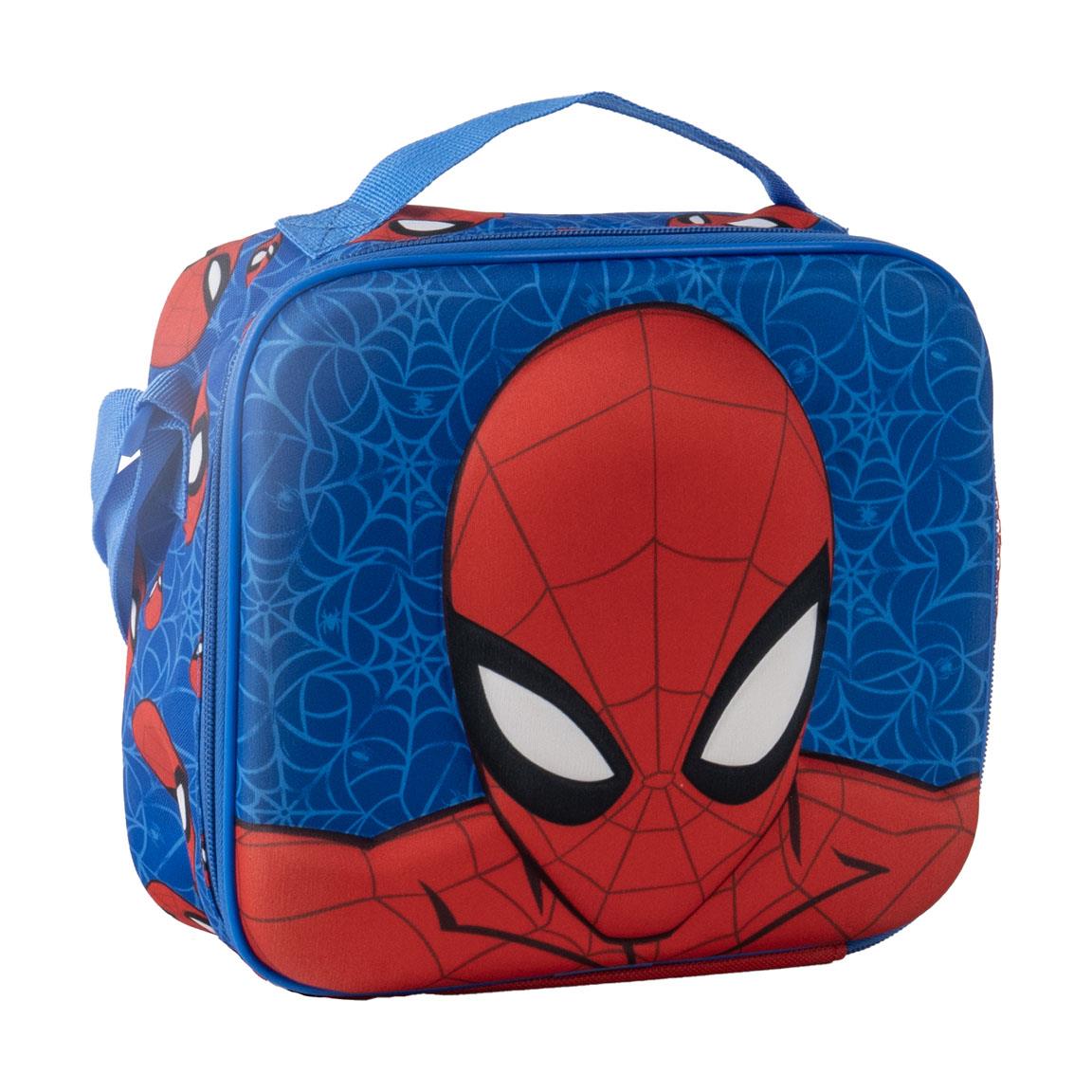 CERDÁ LIFE'S LITTLE MOMENTS | Bolsas Isotérmicas 3D Spiderman, Minnie, Frozen, Stitch para Niños - Bolsa Merienda Infantiles con Asa y Correa, Interior Térmico, Cierre con Cremallera, Licencia Oficial para Colegio y Excursiones