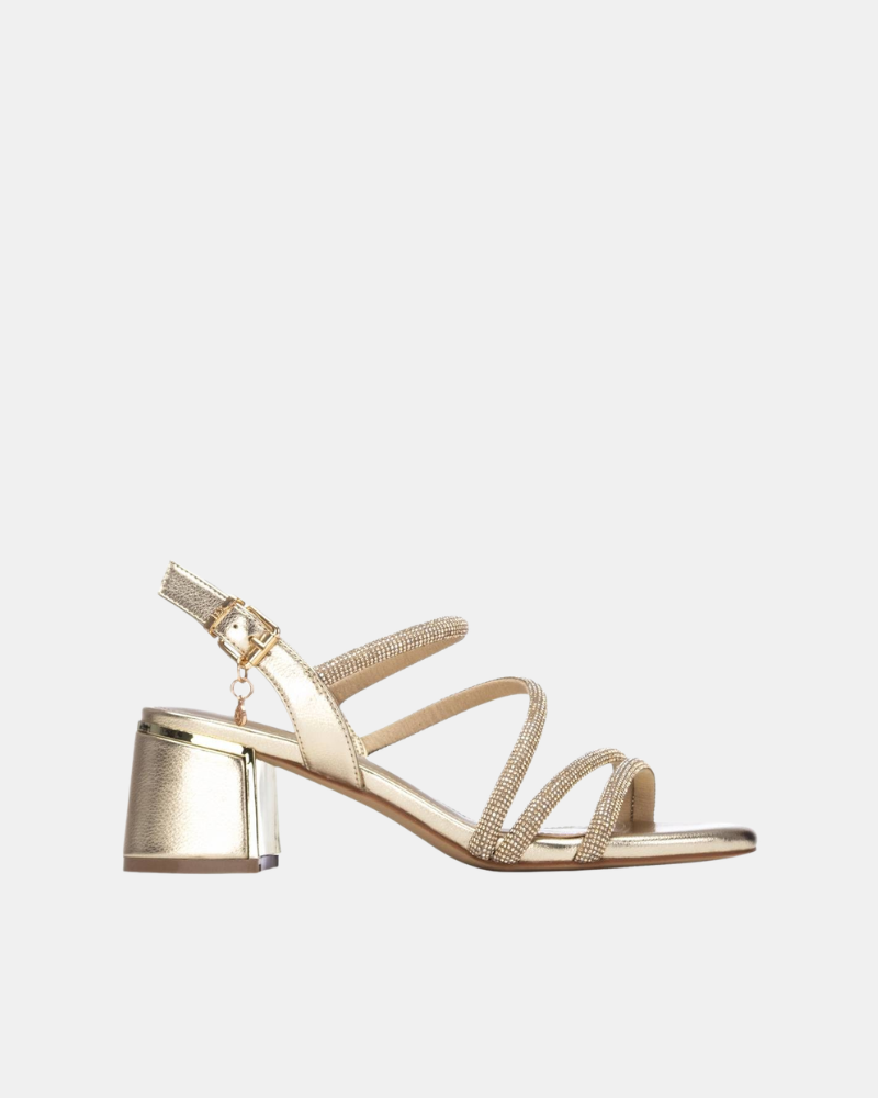XTI 145260 Sandalias Abiertas Mujer Oro