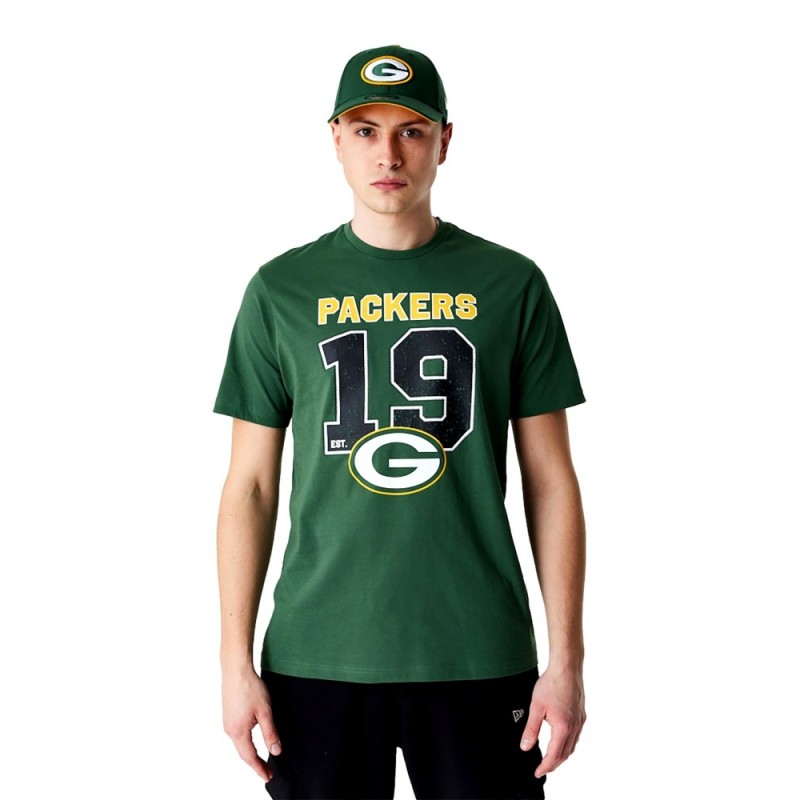 CAMISETA NEW ERA VERDE PACKERS NFL WORKMRK TEE GREPAC
