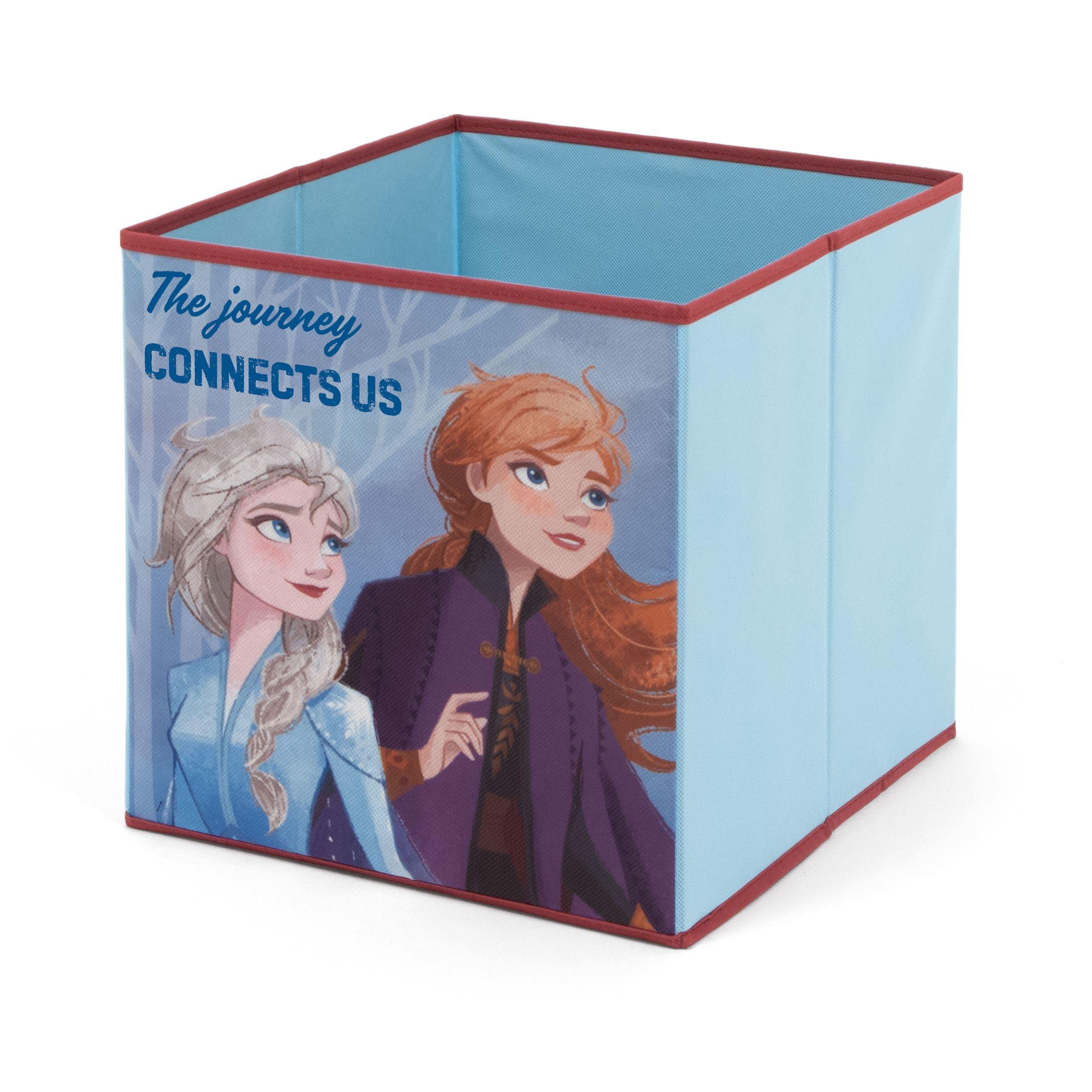 ARDITEX WD13002 Contenedor - Organizador textil con forma de cubo plegable de 31x31x31cm de DISNEY-Frozen II