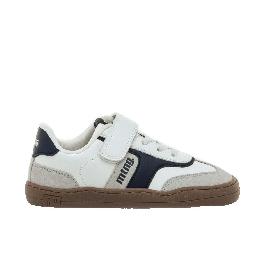 Zapatillas Barefoot Infantiles Mustang Free 48942 Blancas con Puntera Ancha y Zero Drop