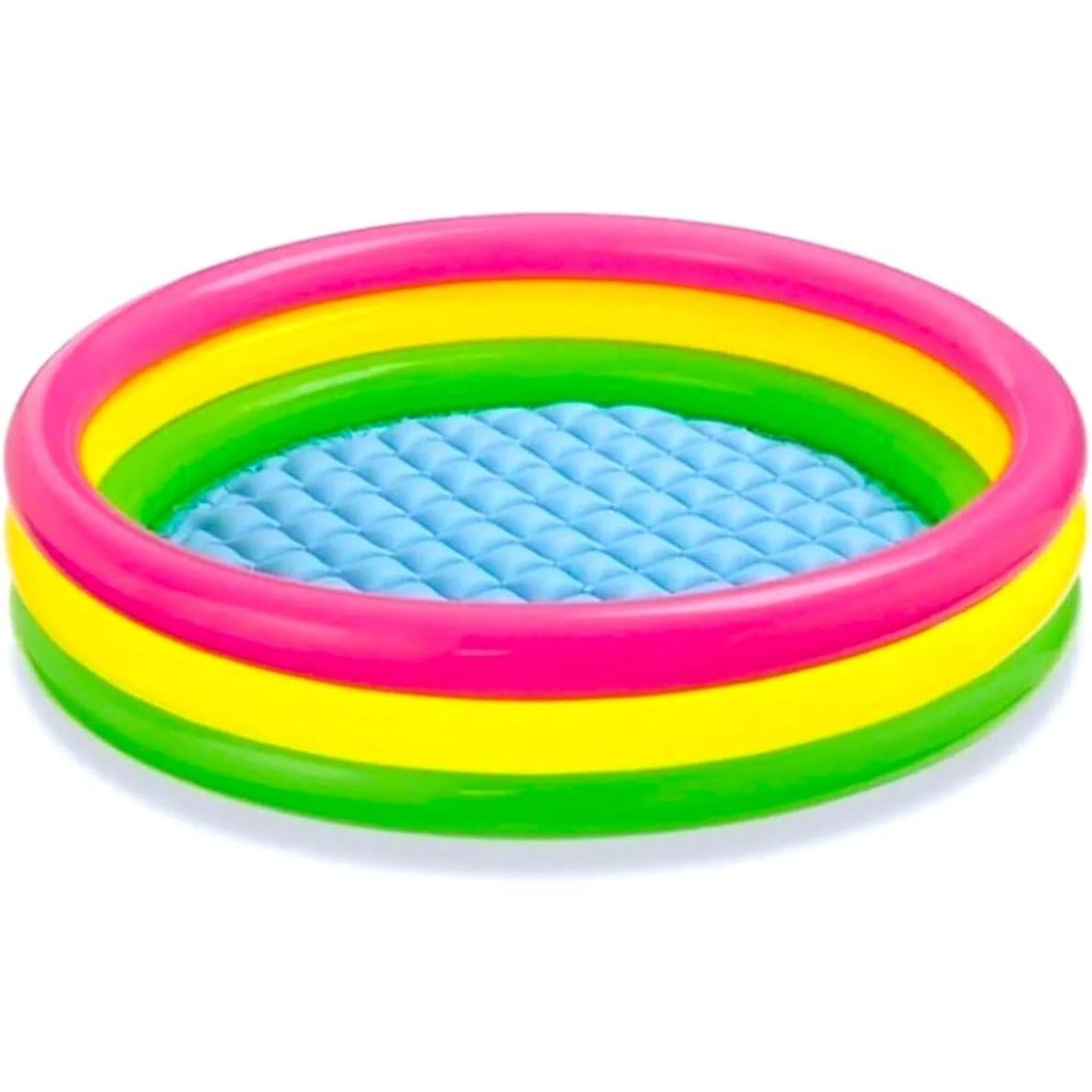 Intex PLUSHOME Piscina Hinchable Redonda para Infantil Niños Minnie Mickey Spiderman PVC