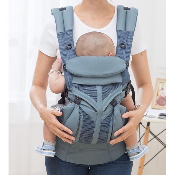 Portabebés de Mochila para Bebé, se Puede Llevar Delante o Detrás, Fular Portabebés para Recién Nacidos, Ideal para Llevar al Frente, Cómodo y Seguro
