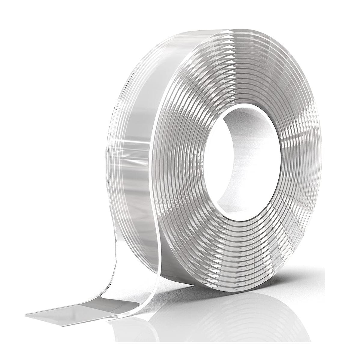 Euroxanty Cinta Adhesiva Doble Cara Extrafuerte Transparente 2m X 2cm