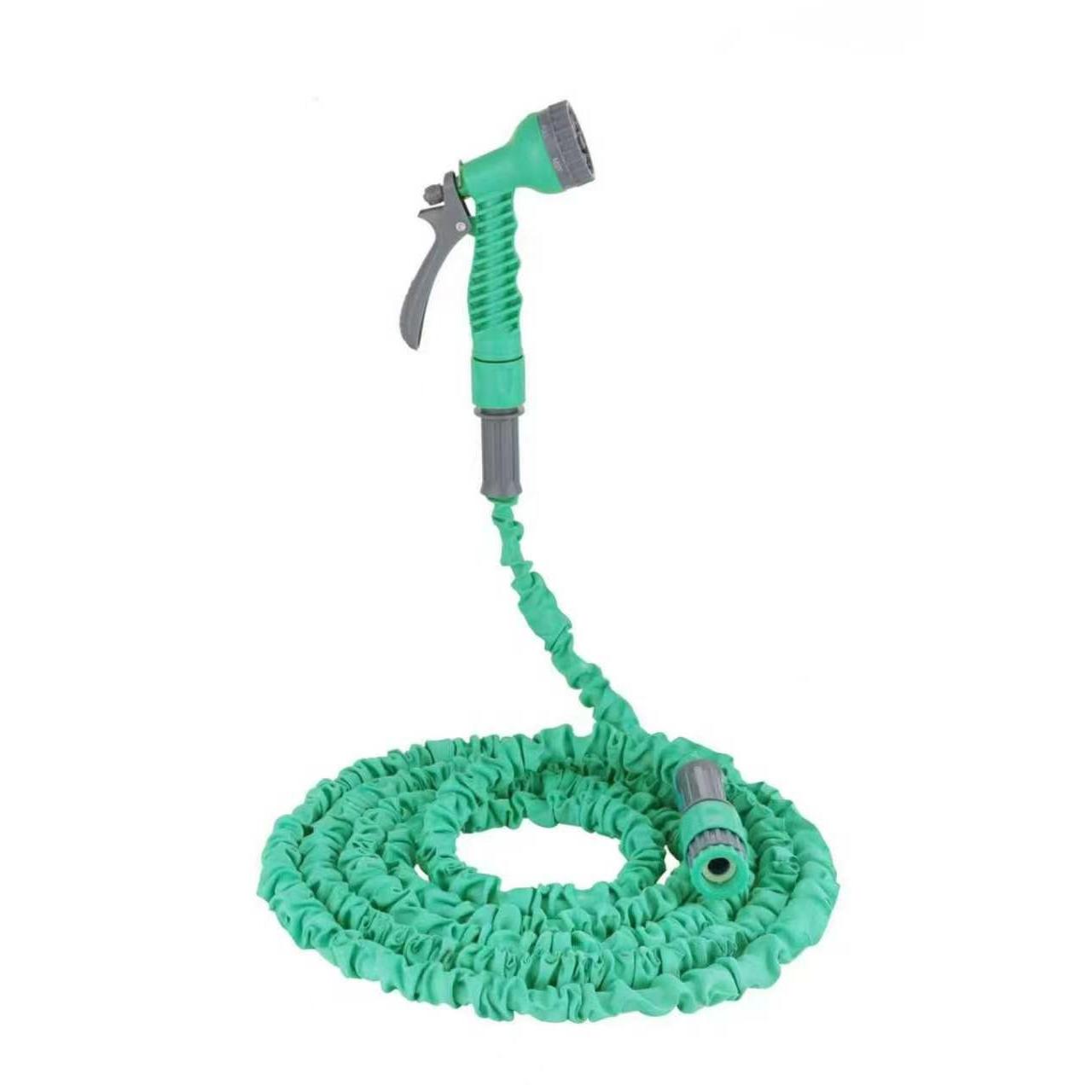 Manguera de agua para jardín, pistola extensible de jardín, diferentes salida de agua, varias medidas 5-15m, Manguera flexible, extensible.YIERWO