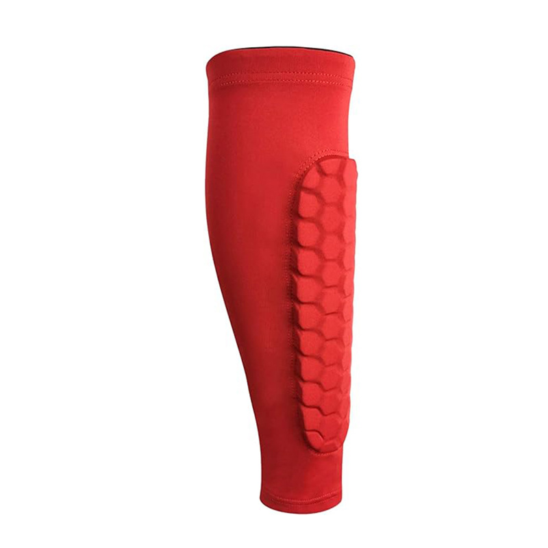 Om Home Espinilleras para adolescentes y adultos, funda de compresión para pantorrillas con acolchado de panal, protección ligera para pantorrillas para fútbol, \u200b\u200b1 pieza