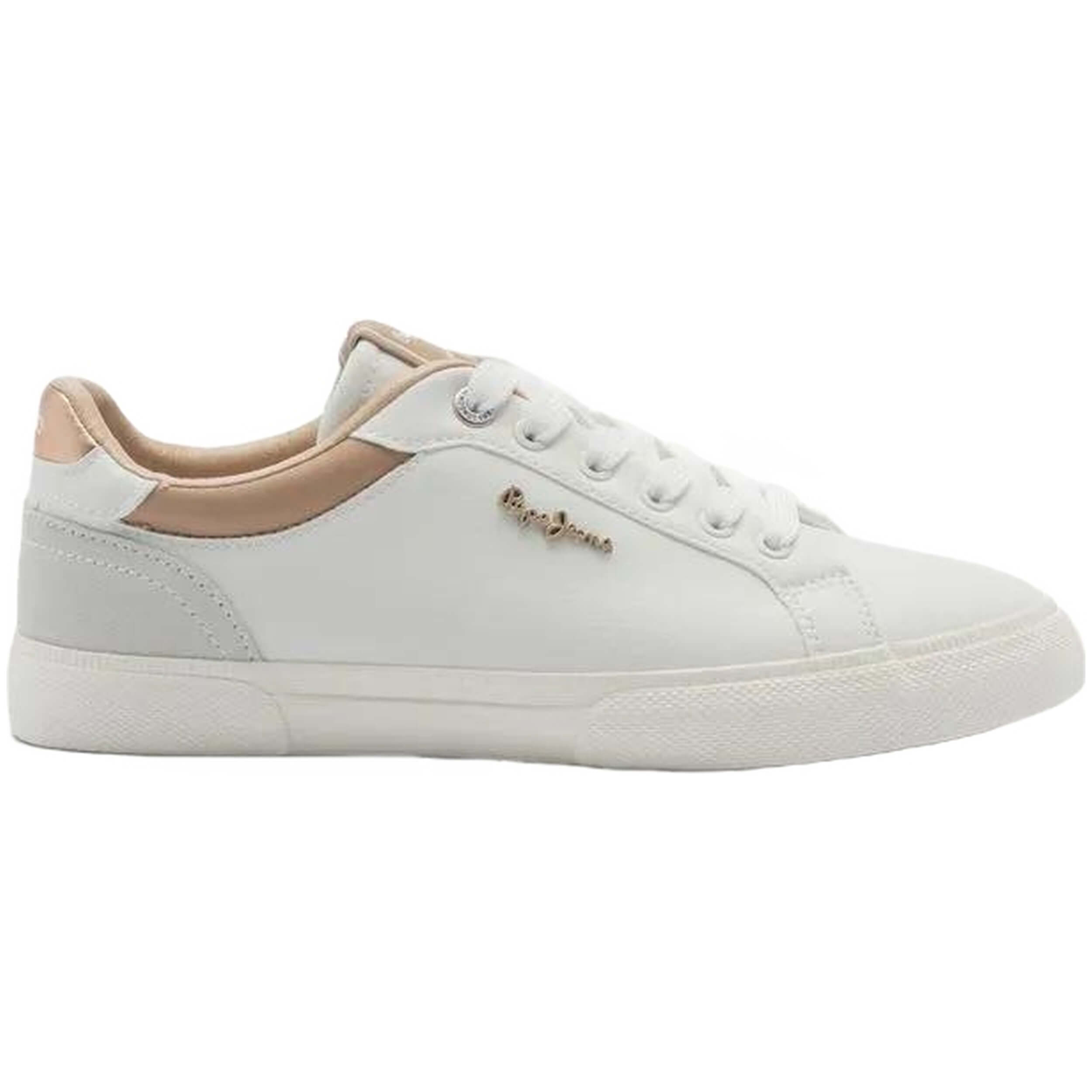 Sneakers marca Pepe Jeans modelo Pls31588-142 para mujer en color blanco