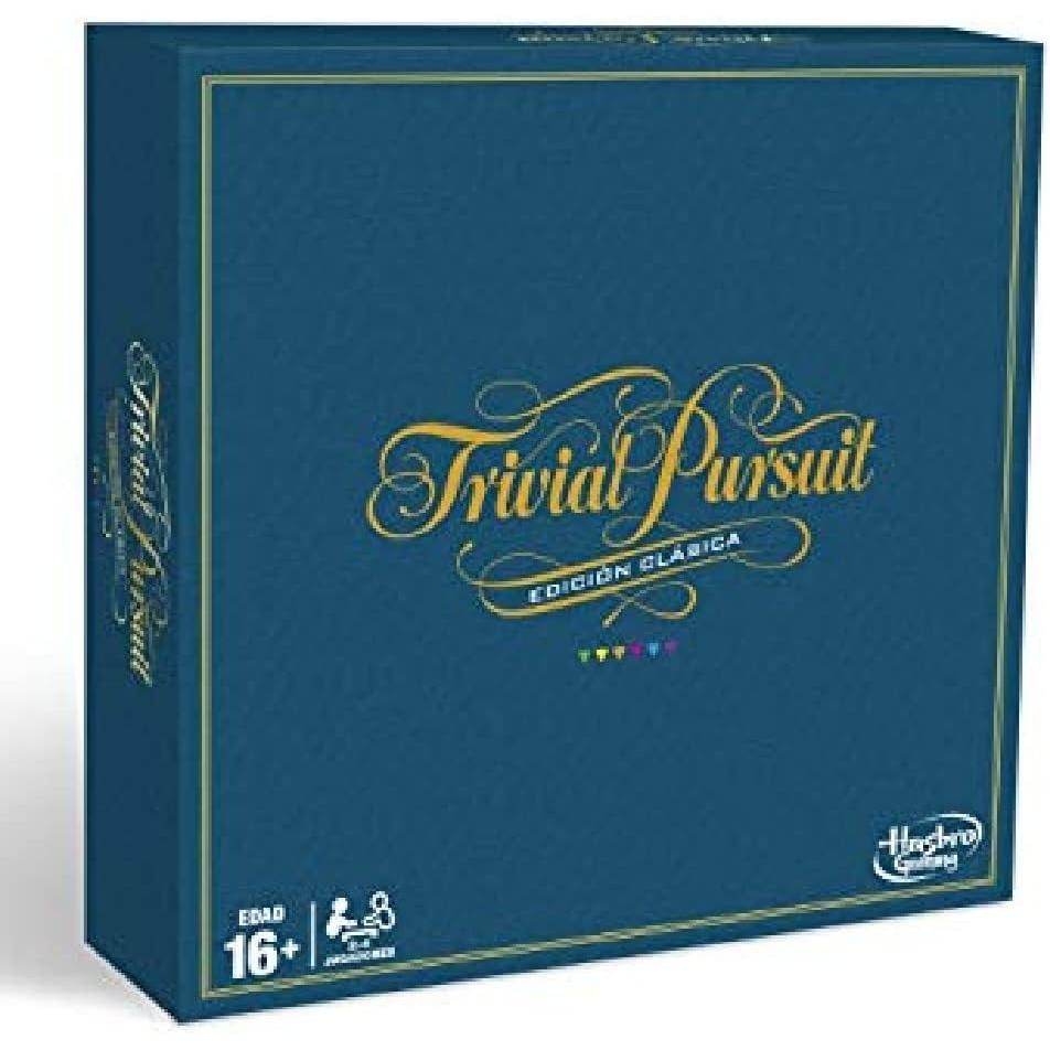 Trivial Pursuit Edición Clásica (en Español) - Hasbro Gaming - Juego de Preguntas para Adolescentes Mayores de 16 Años, Juego de Mesa Multijugador para Fiestas