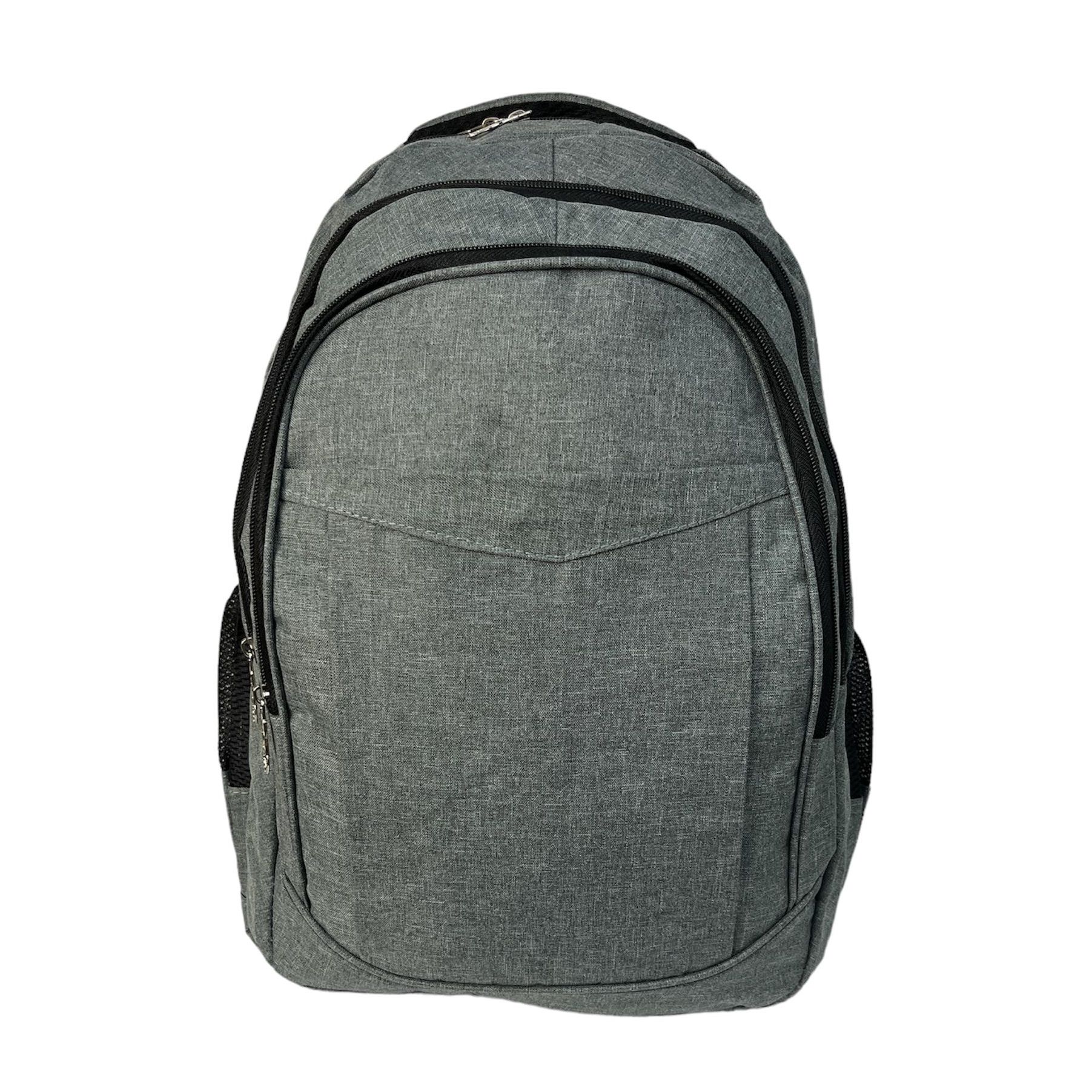 Mochila MEJORADA Lisa Multiuso Negra - Capacidad Grande