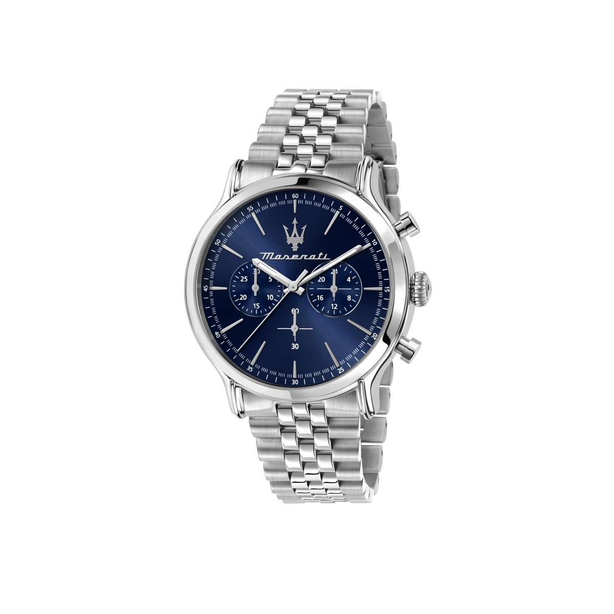 Maserati Reloj Hombre Caja De Acero Pulsera Acero De Color Plata Resistente Al Agua 10 Atm R8873618024