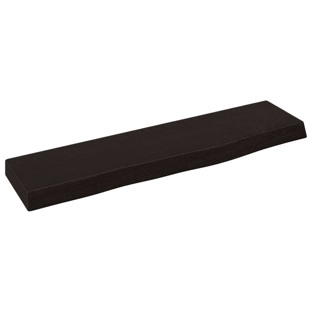 Estante de Pared Vidaxl Roble Sin Tratar 40x10x2 Cm Natural