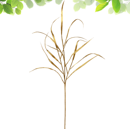Poenia Arte Floral Rama De Hierva 80cm - Adornos Navideños - Decoración Para El Hogar