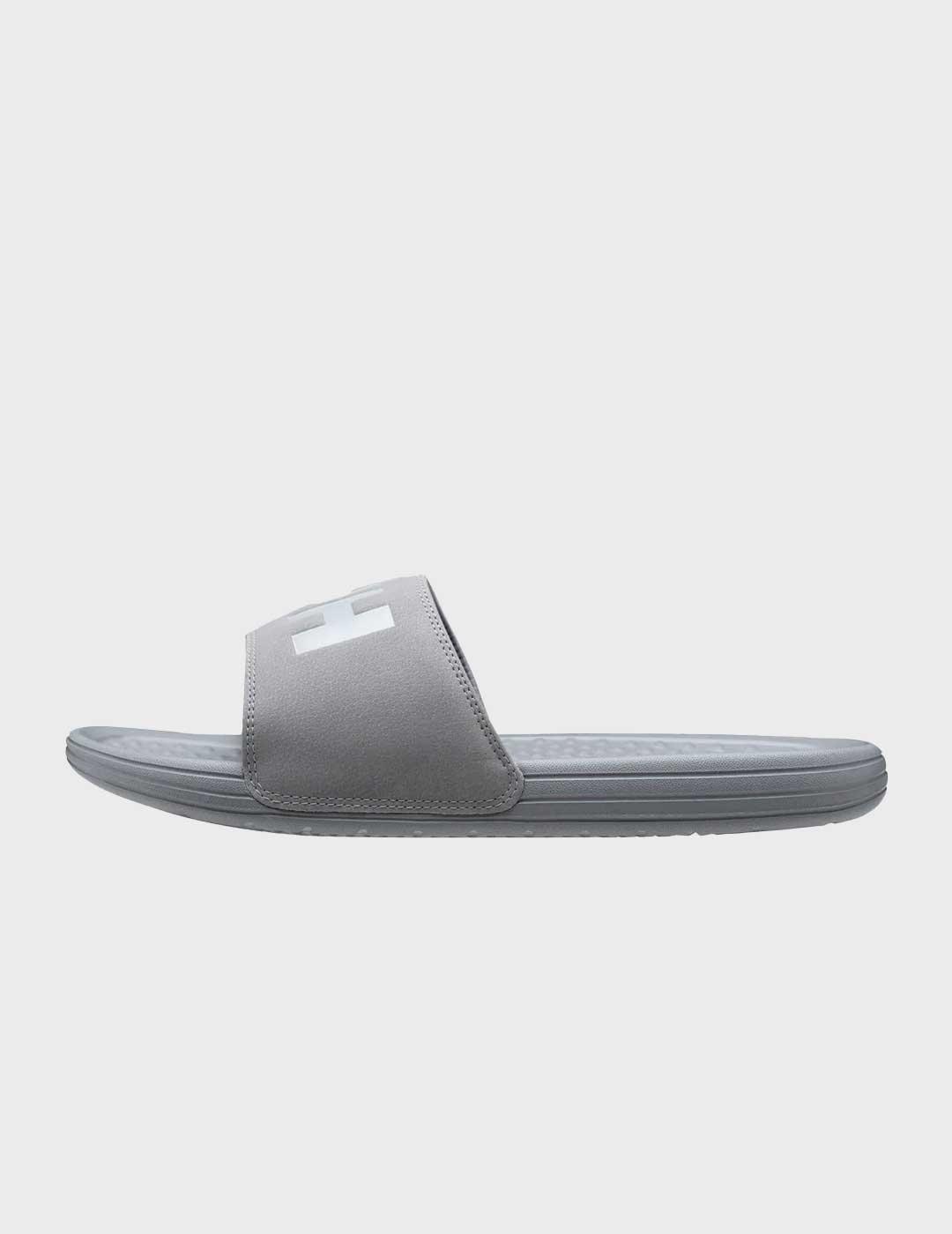 Helly Hansen Slide chancla gris para hombre