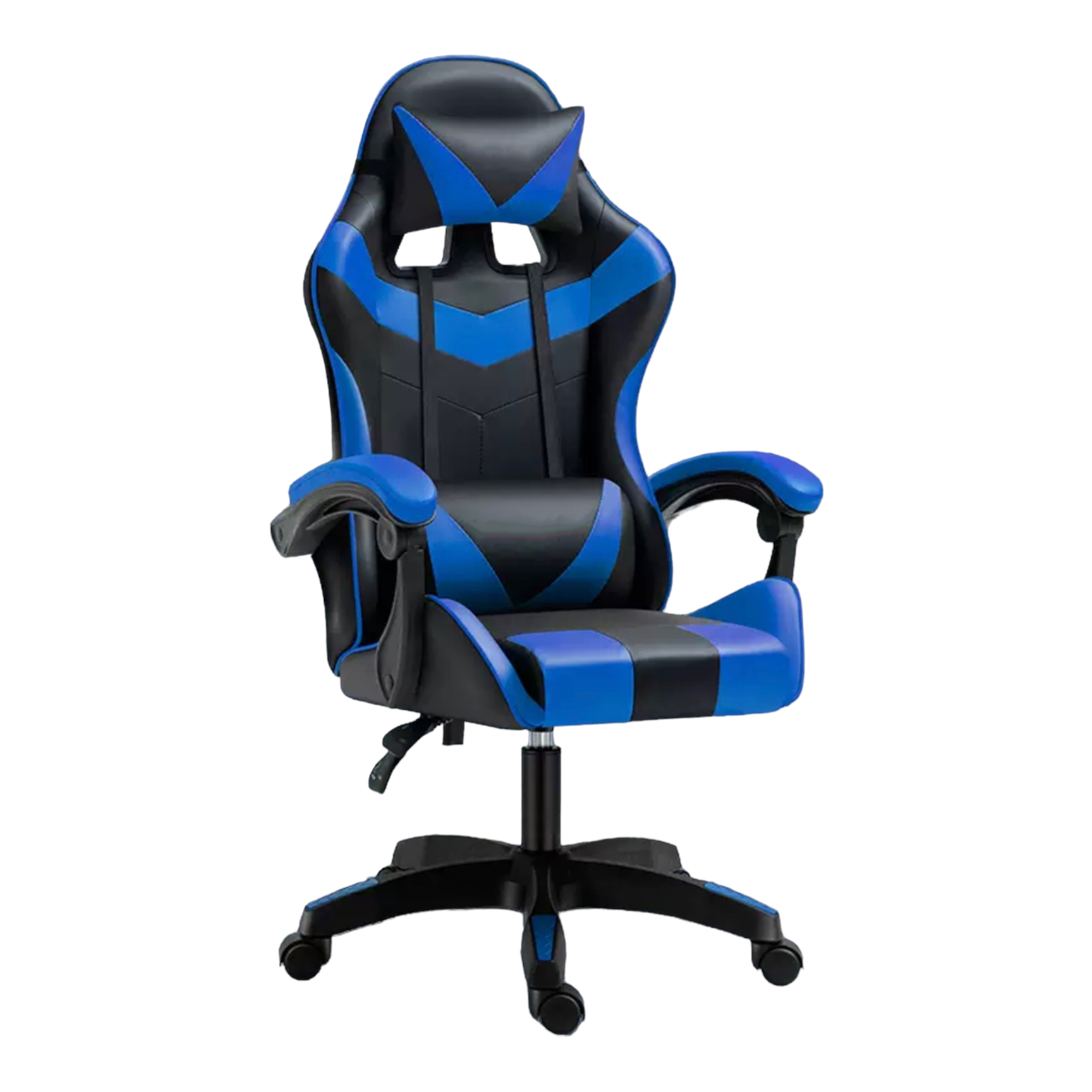 Silla Gaming para Escritorio, Oficina y Juegos Online Giratoria. Silla Cómoda de Altura Ajustable para Gaming ergonómica, de piel sintética.Silla racing de gaming videojuegos y de oficina. Es ergonómica y con diseño moderno. (7499 8499 S002 )