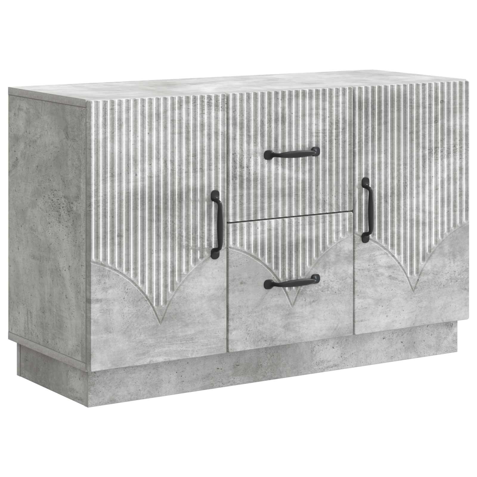 vidaXL Aparador 89 x 34,5 x 57 cm Madera de Ingeniería Multicolor