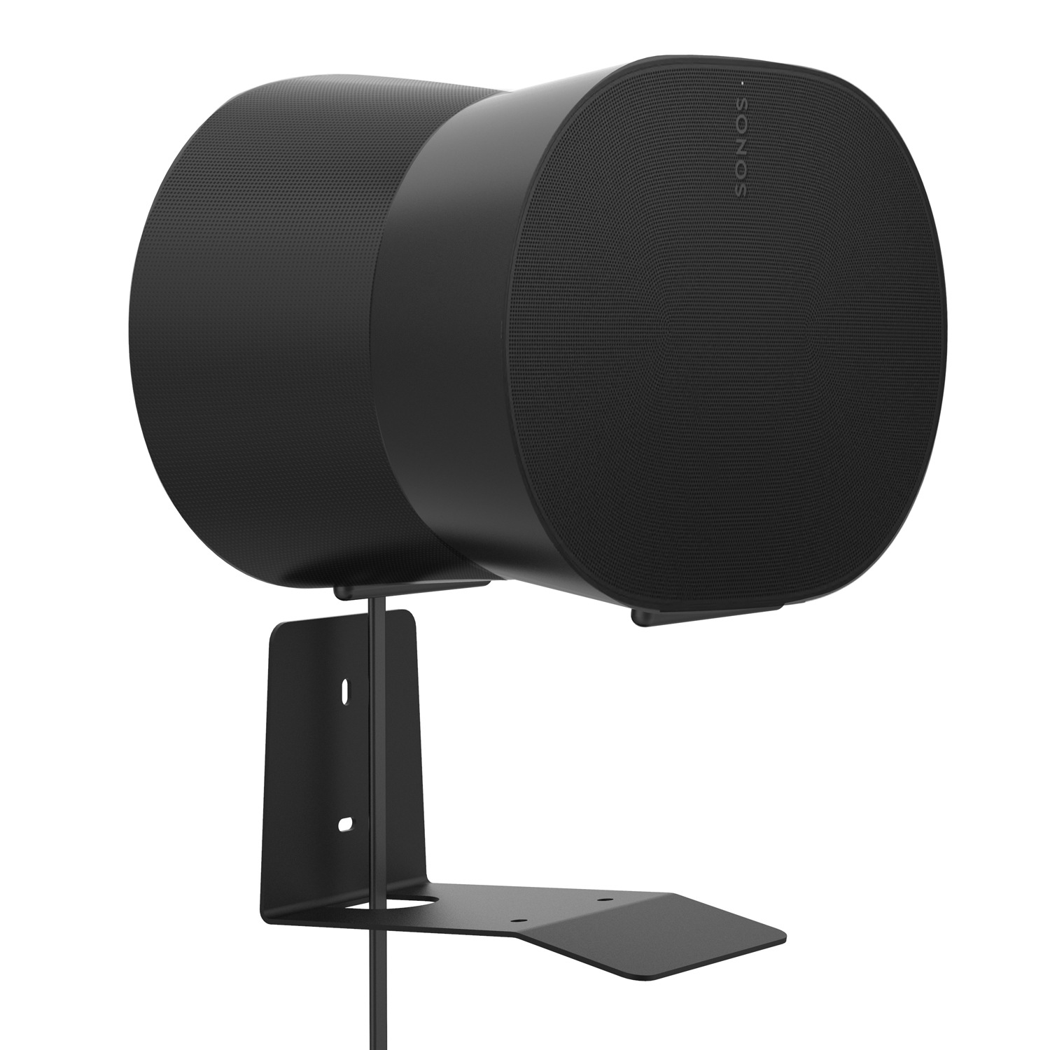 CA Soporte de pared para altavoz, totalmente metálico, ahorra espacio, accesorios para altavoces inteligentes, individual