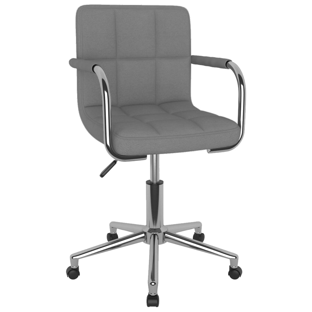 vidaXL Silla de oficina giratoria de tela color en color Crema/Gris claro/Amarillo mostaza y más | cómodas modernas ergonómicas para comedor cocina salón hogar