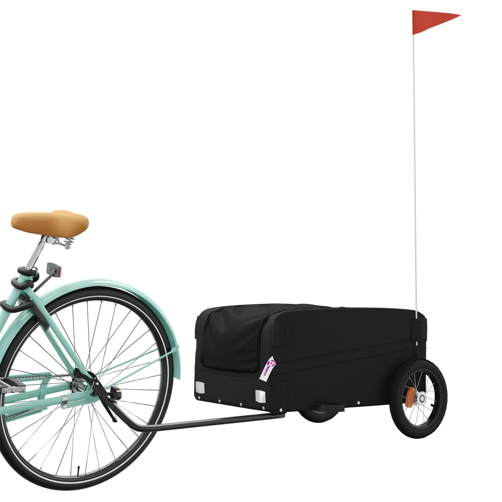 vidaXL Remolque para Bicicleta de Carga Carrito para Bici Hierro 30 kg Color Azul,  Rojo,  Verde y mas
