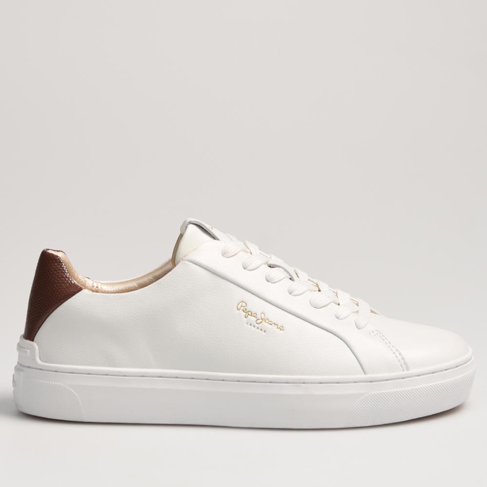 Zapatillas casual para mujer Pepe Jeans Camden Curve W PLS00030 Blanco