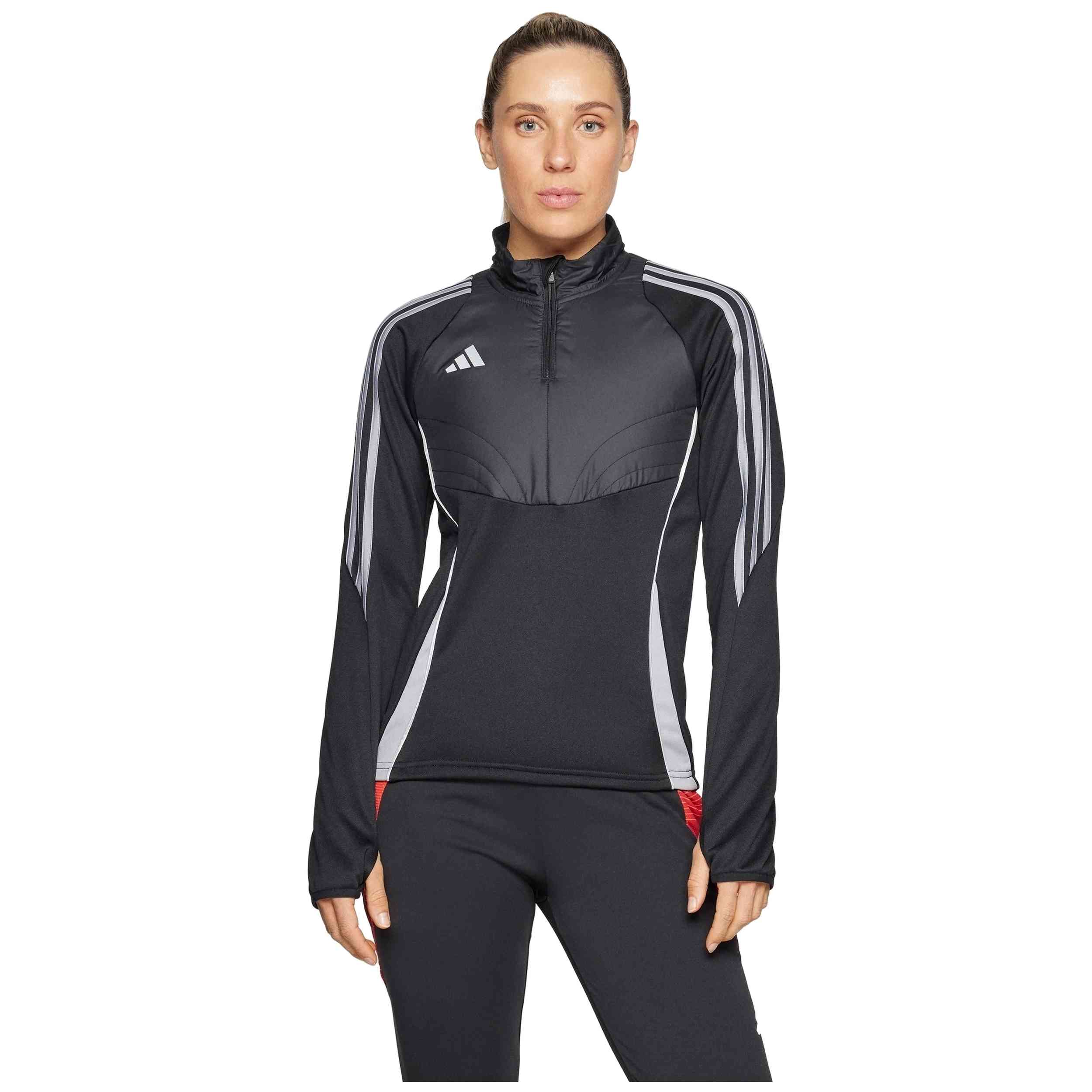 Sudadera Adidas modelo Tiro 24 Winterized "Black / Light Onix" para Mujer en color Negro