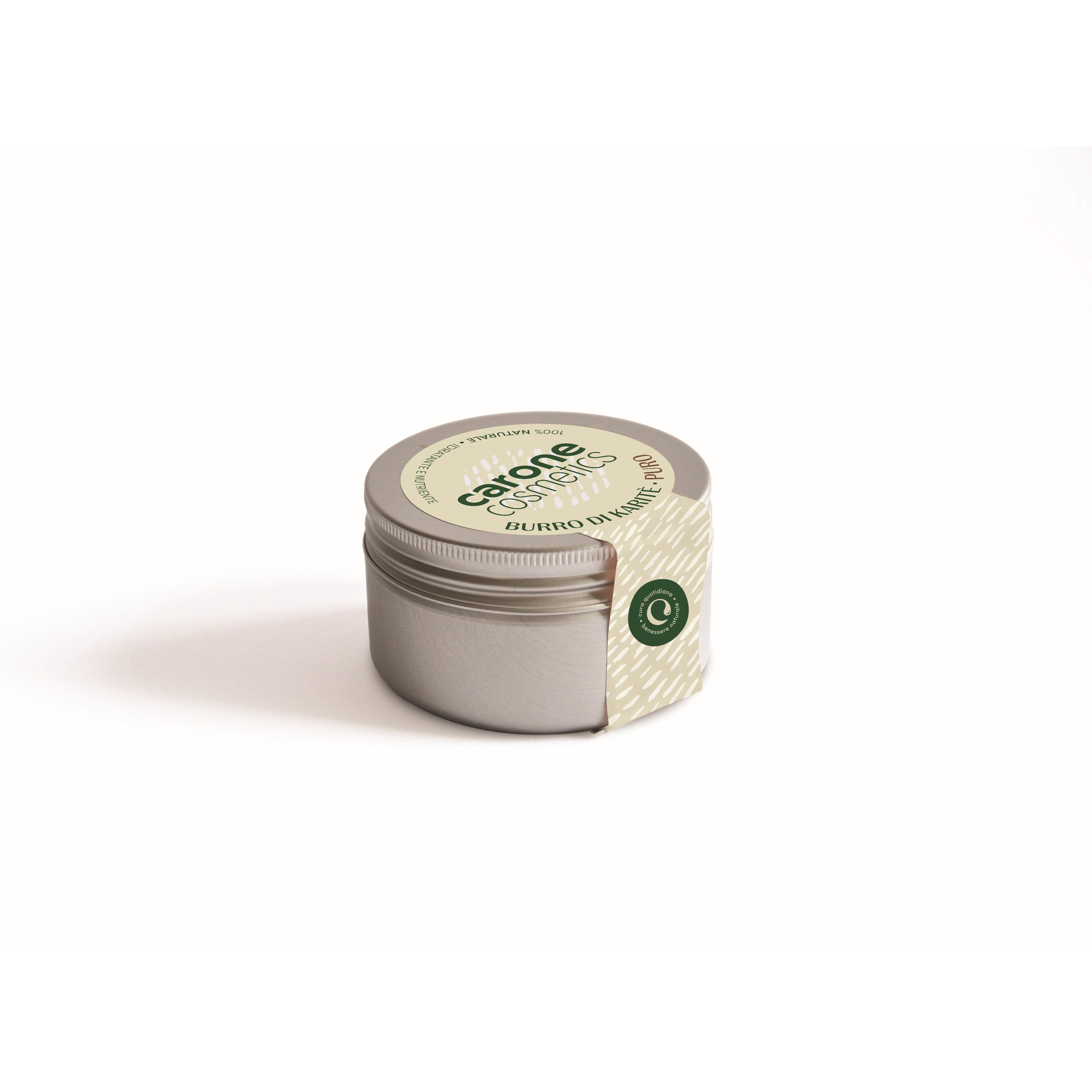 Carone - Manteca de Karité Pura – Hidratante Natural 100g Nutritiva y Reparadora para Piel y Cabello