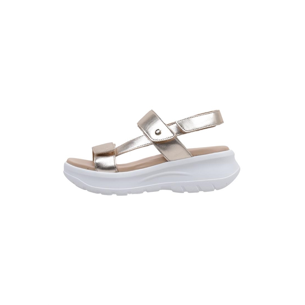 Panama Jack Noor Shine B1 Sandalias De Cuña Mujer Dorado