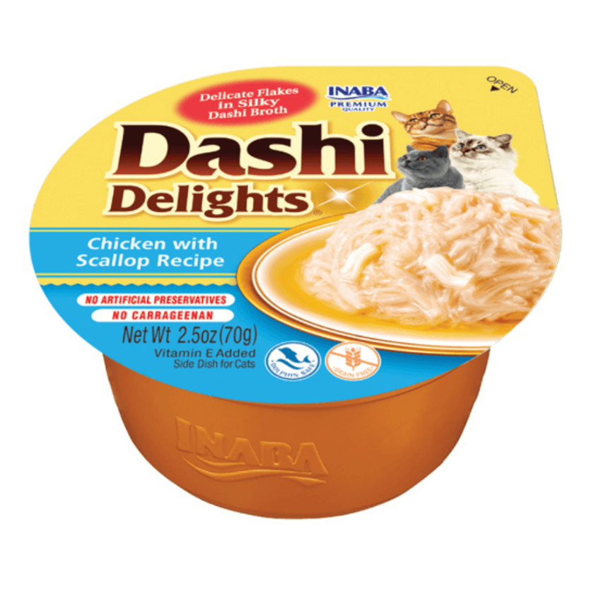Dashi Delights Pollo y Vieira 6 x 70 gr