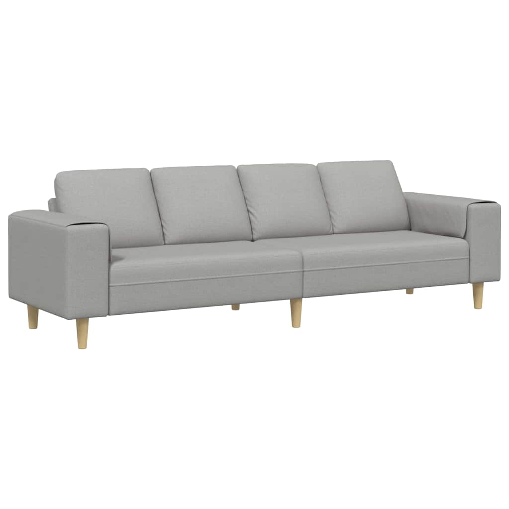 vidaXL Sofá de sala 250 x 77 x 76 cm Poliéster Multicolor