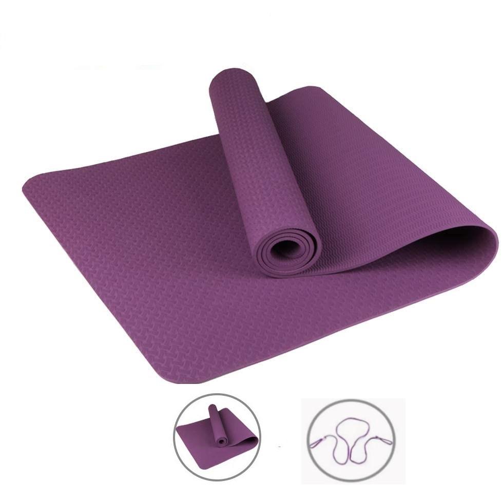 MAXYOGA® Esterilla Yoga TPE 183x61x6mm Doble Cara Antideslizante