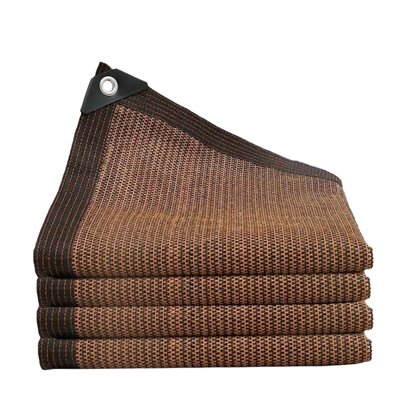 Red de sombra con ojales, 80% de tasa de sombreado resistente a los rayos UV, transpirable, ligera y duradera, red de sombreado para invernadero, jardín, granero, exterior