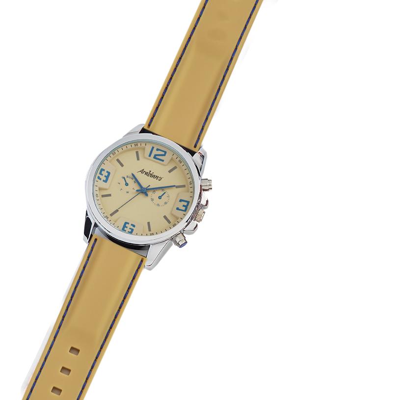 Arabians Reloj Hombre Analogico Cuarzo con Correa de Silicona HBA2263B