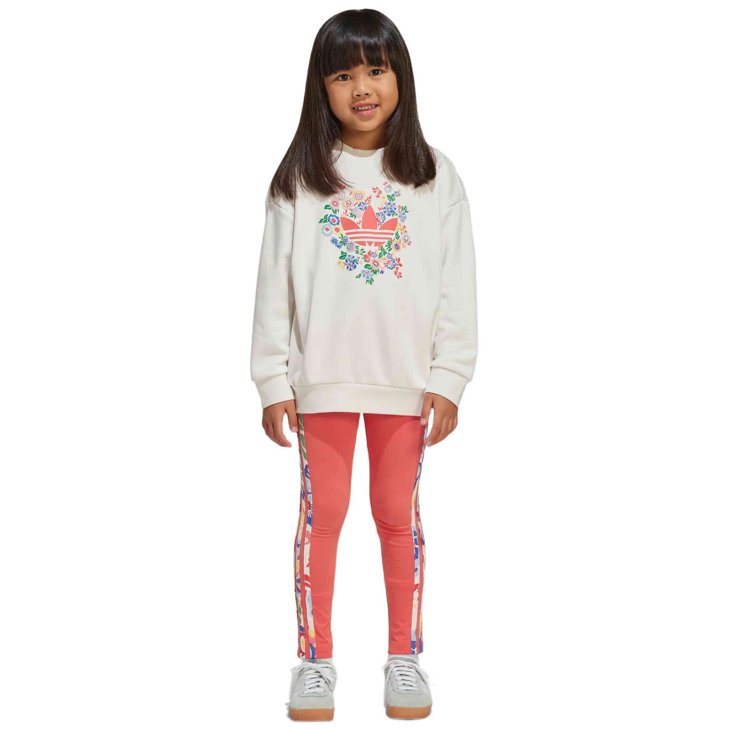 Chandals Adidas modelo JD0496 para Niñas en color Blanco