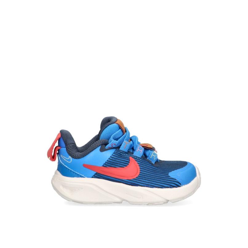 Zapatillas Running Nike - Niño - Suela Plana - Modelo Dz7578 - Color Azul
