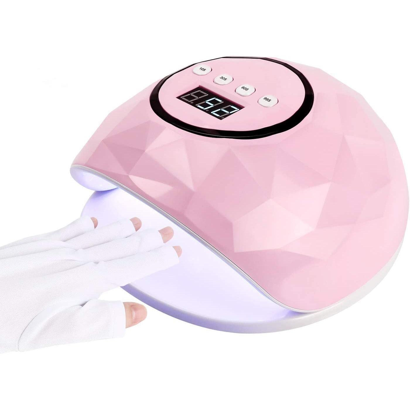 Cris Nails - Lámpara de manicura LED 86W profesional para el secado de geles y esmaltes semipermanentes