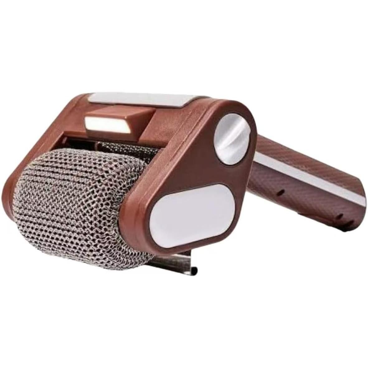 Cepillo Eléctrico para Parrilla de Acero Inoxidable, Cepillo Eléctrico para Barbacoa con Luz LED, Limpiador de Parrilla Eléctrico sin Cerdas, Limpiador Inalámbrico Recargable Giratorio de 360°