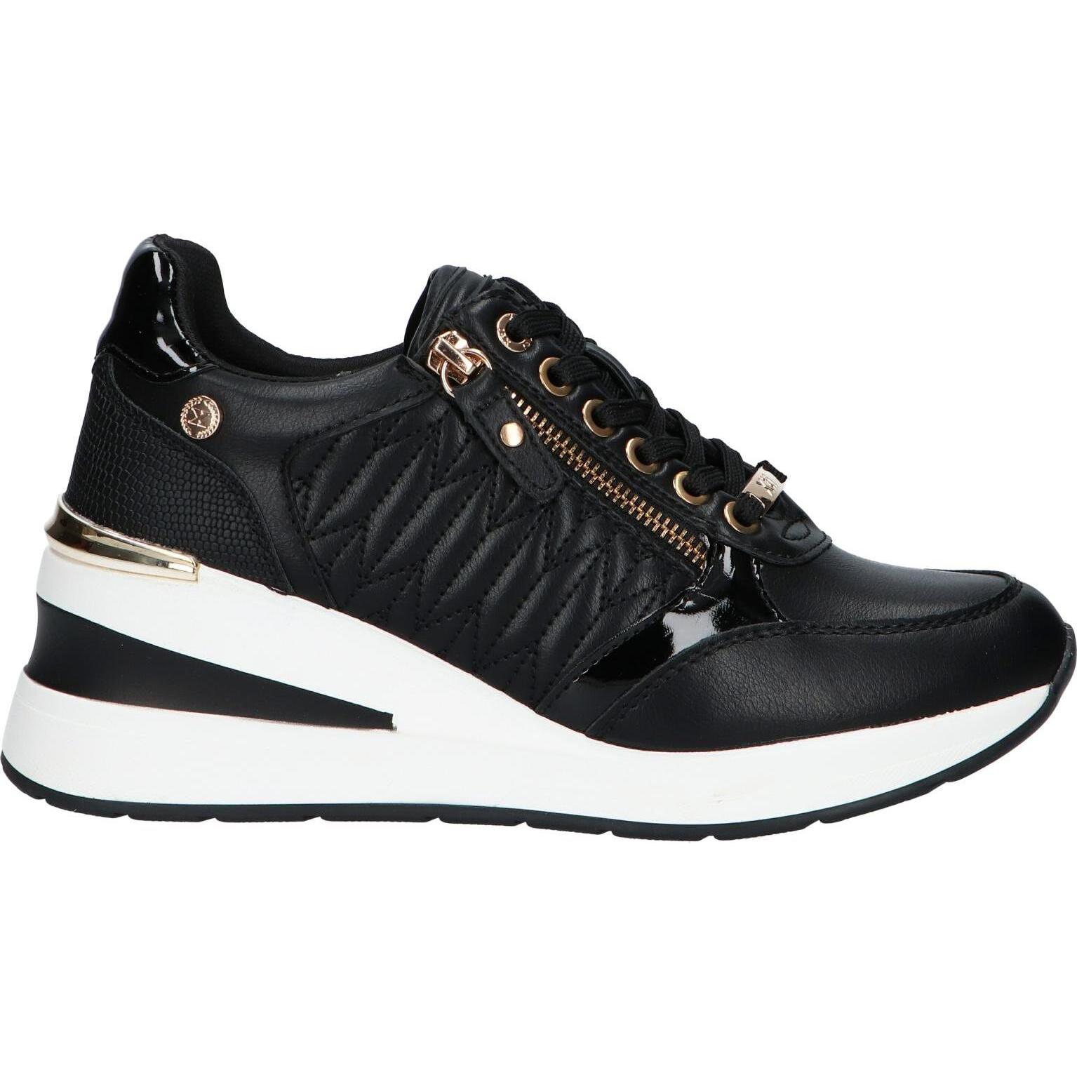 Women's xti sneakers 143071   C black