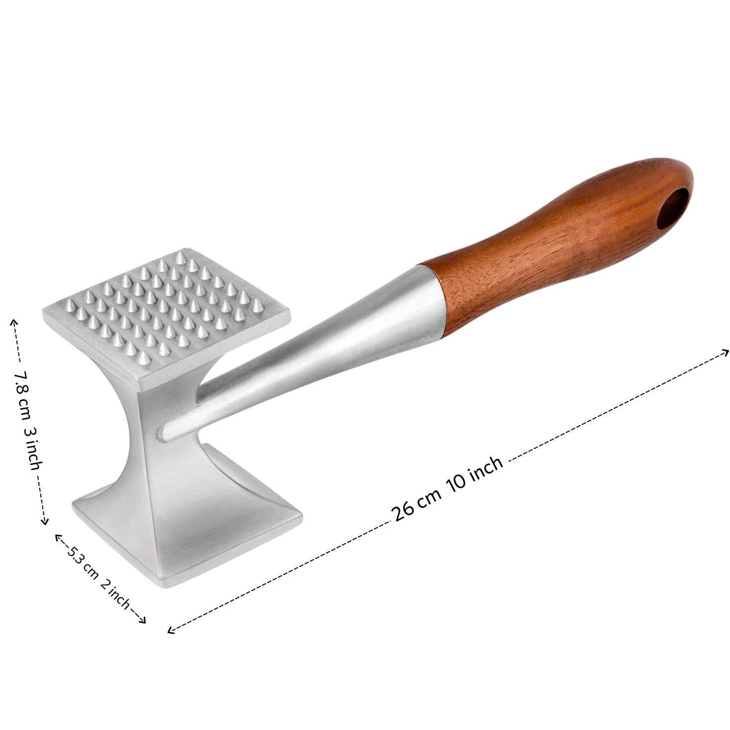 TK Ablandador de Carne, Martillo para Carne Resistant, ablandador de carne 2 en 1