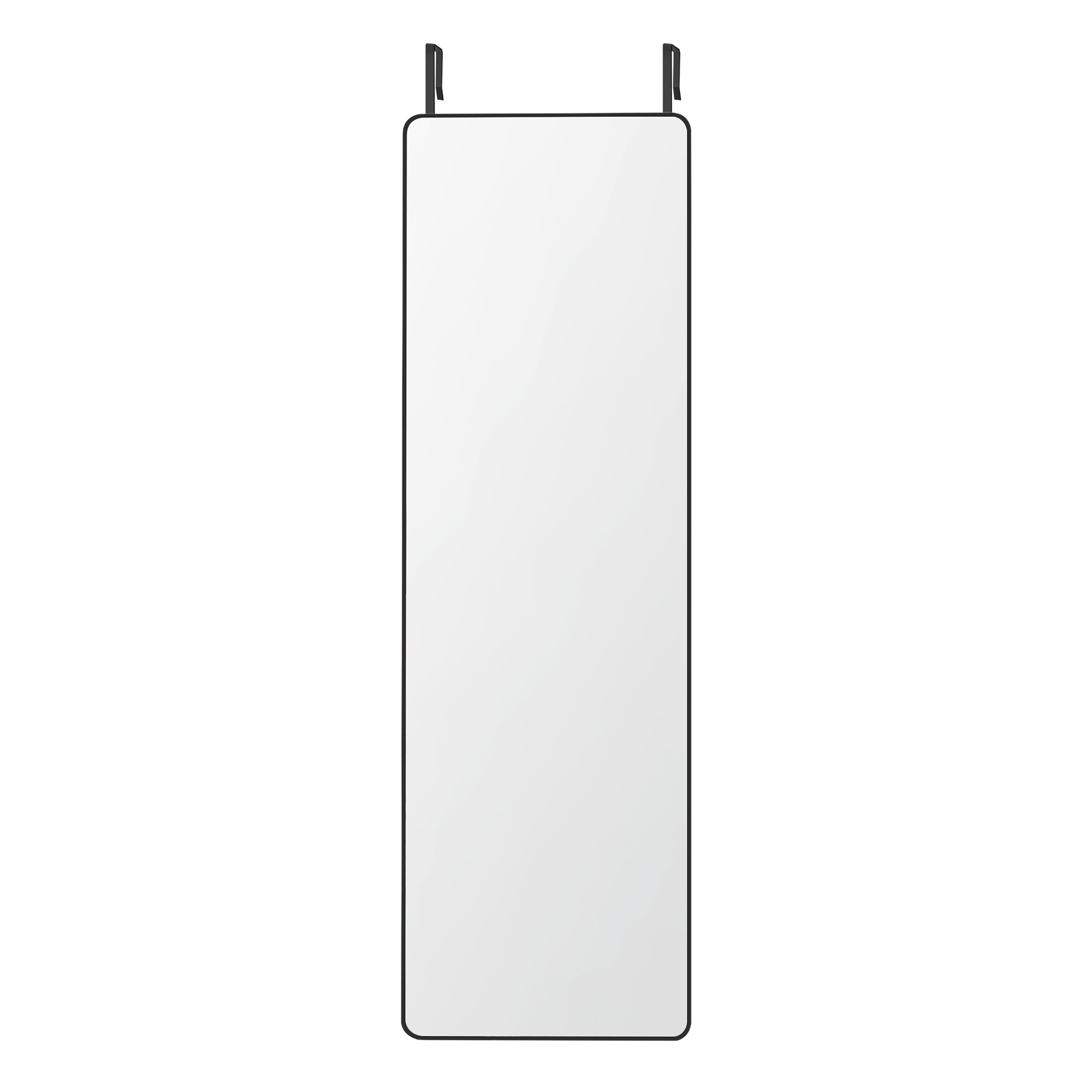 SONGMICS Espejo de Cuerpo Entero, 120 x 40 cm, Espejo Rectangular, Vidrio Templado, Negro