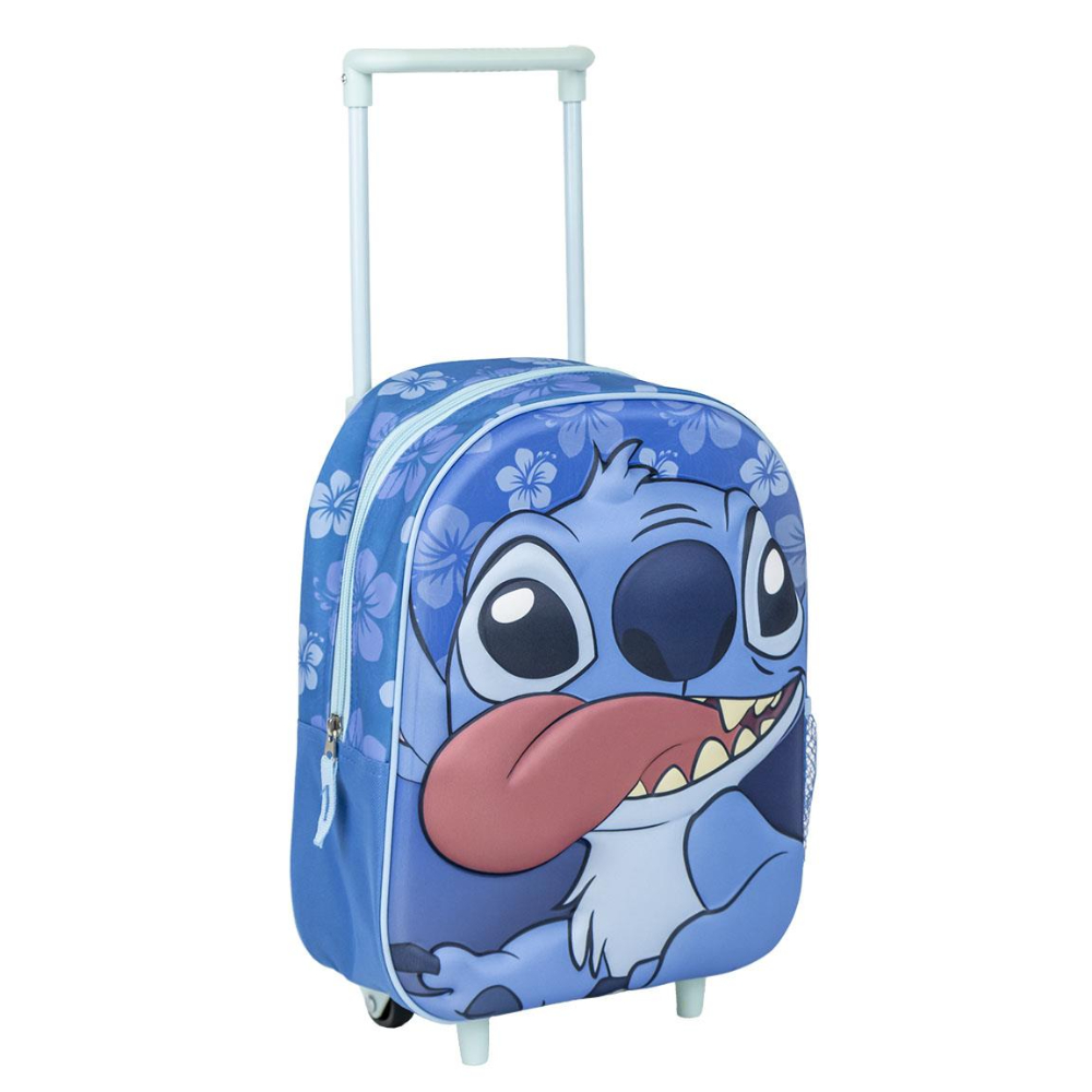 Disney Stitch Cerdá Mochila Trolley con ruedas Guardería Happy 3D 77759