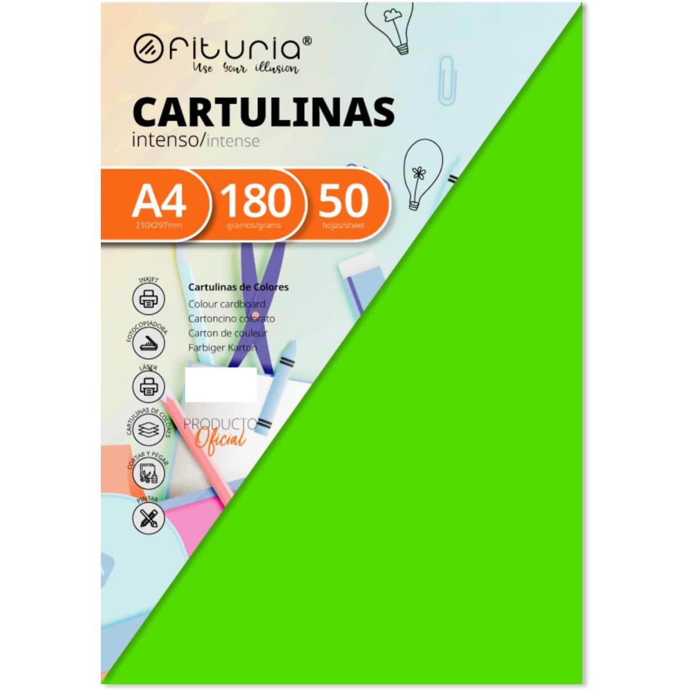 Packs Cartulinas Varios Colores Tamaño Variables - Ofituria