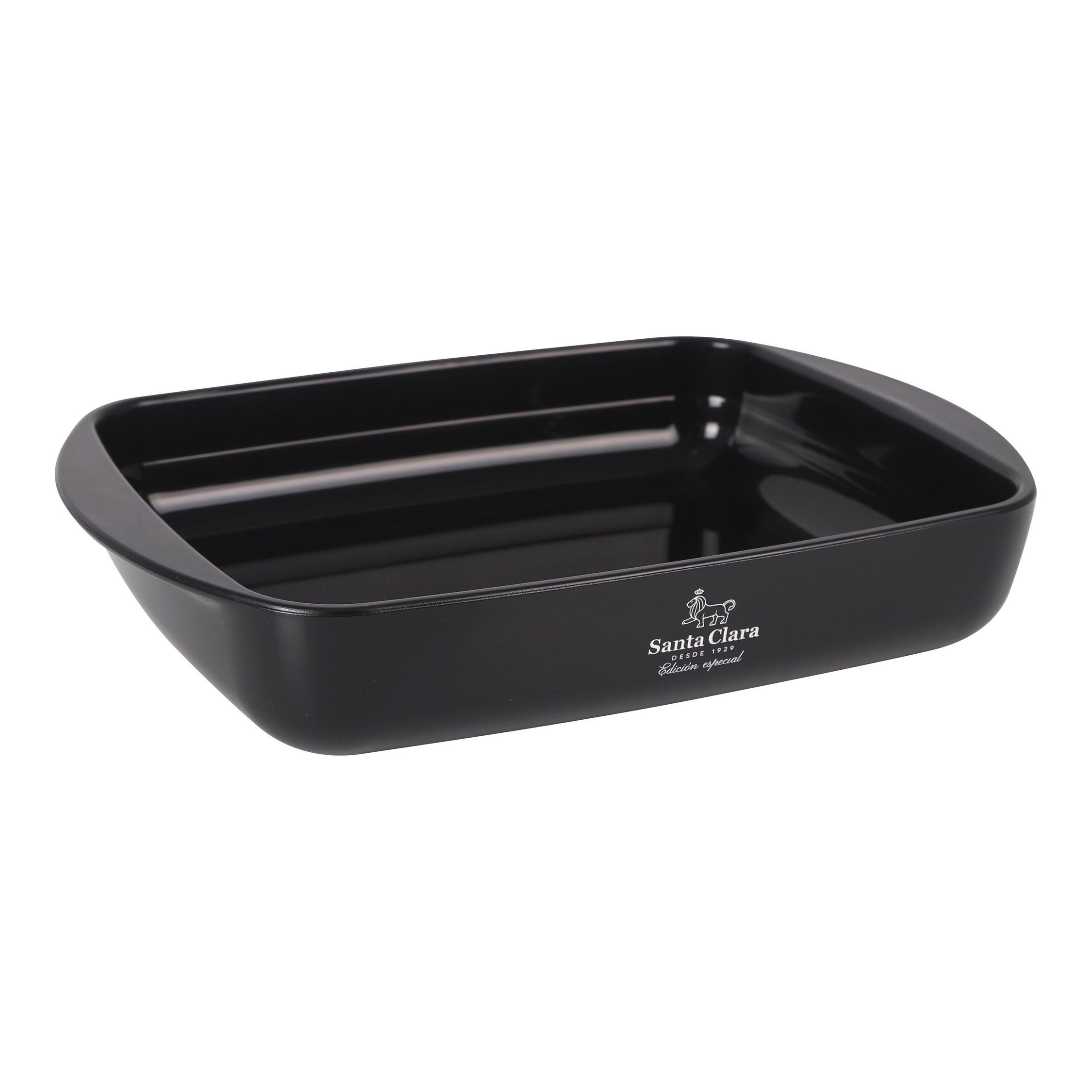 Santa Clara - Fuente para Horno Rectangular Borosilicato 1.6L - Resistente al Calor y Duradera - Fácil de Limpiar y Apta para Alimentos