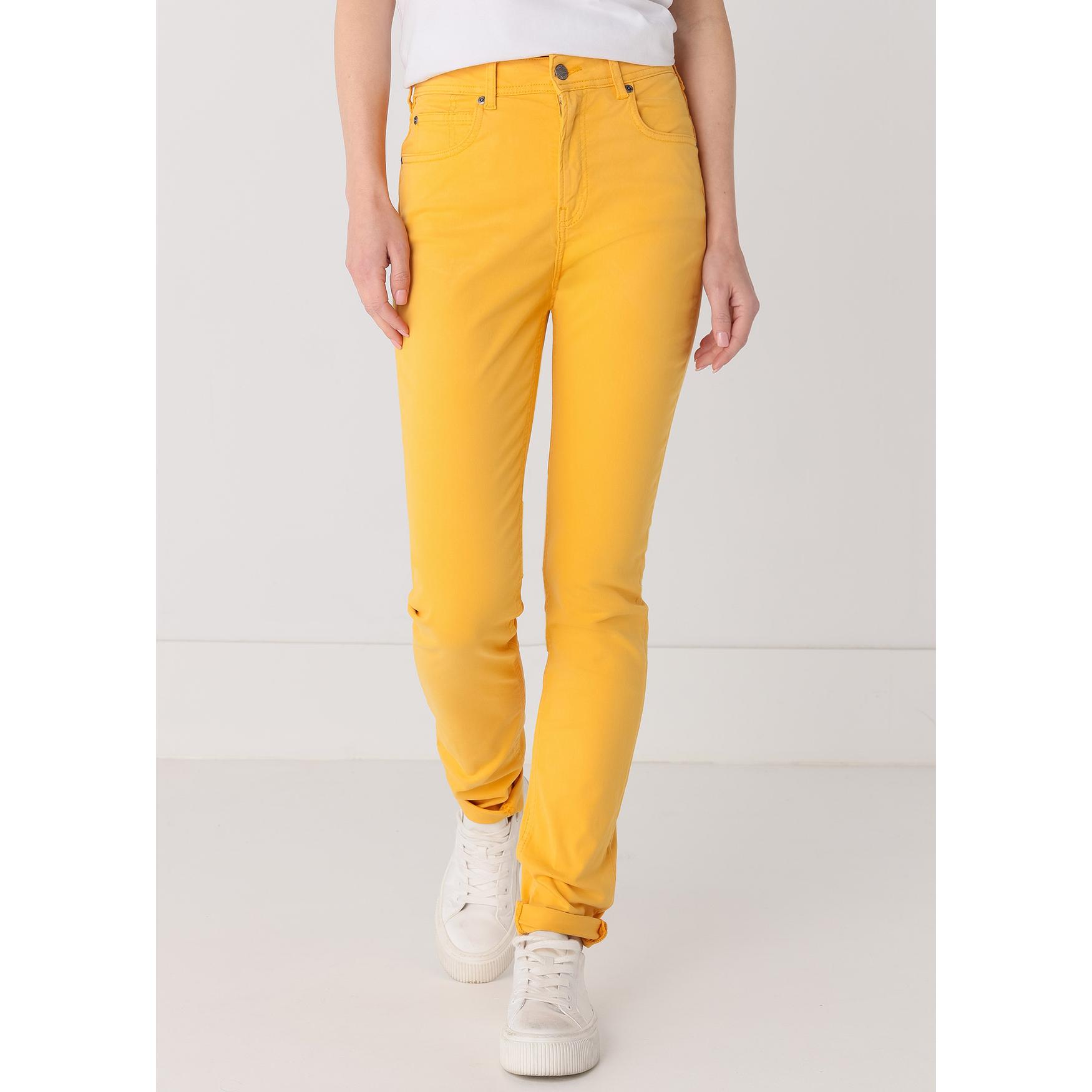 CIMARRON - NOUFLORE-ENOVA peach PANTALON COLOR Caja Media Slim - Tallaje en Pulgadas- Tallaje en Pulgadas