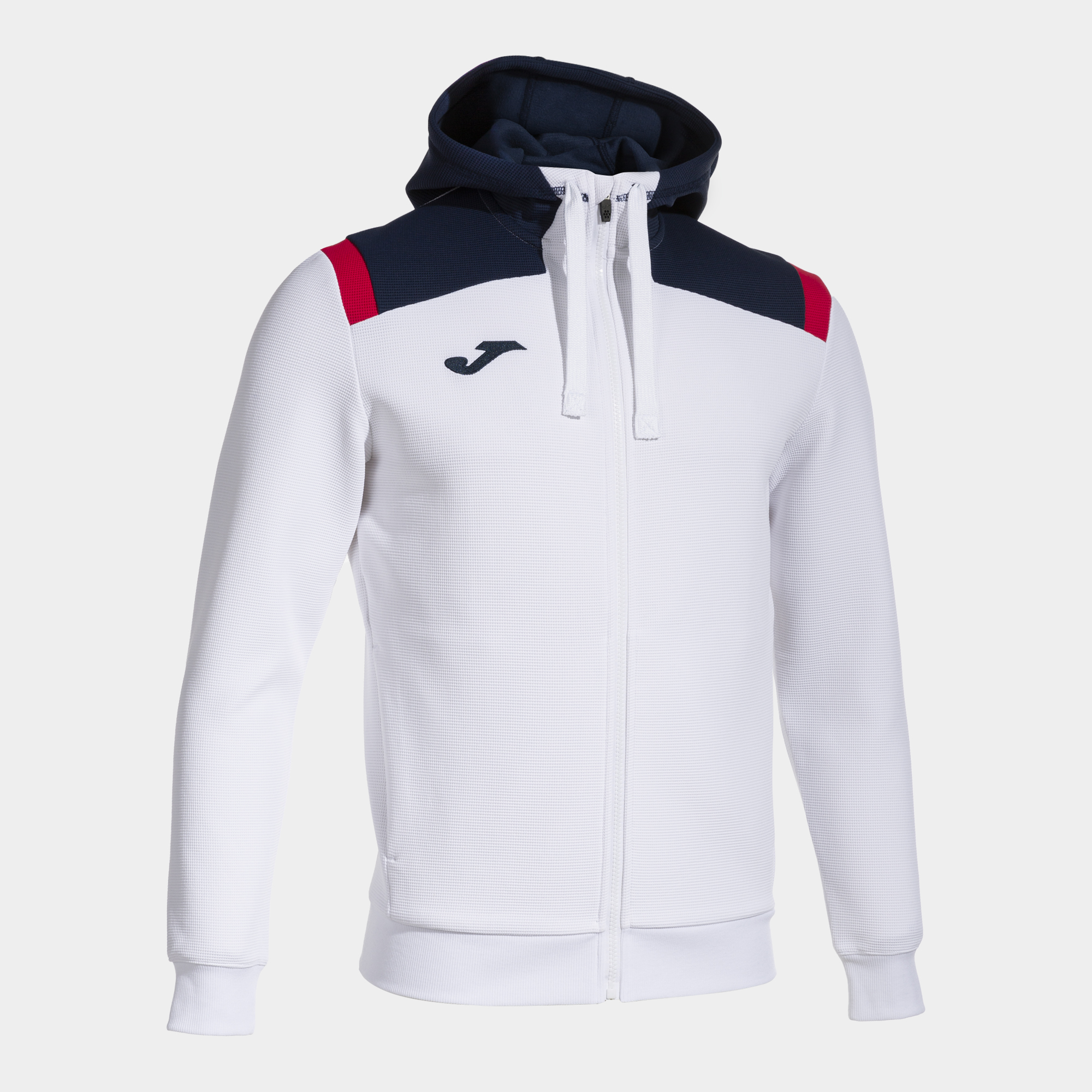 JOMA CHAQUETA CON CAPUCHA TOLEDO BLANCO MARINO Talla 8 (4XS) Niño Junior