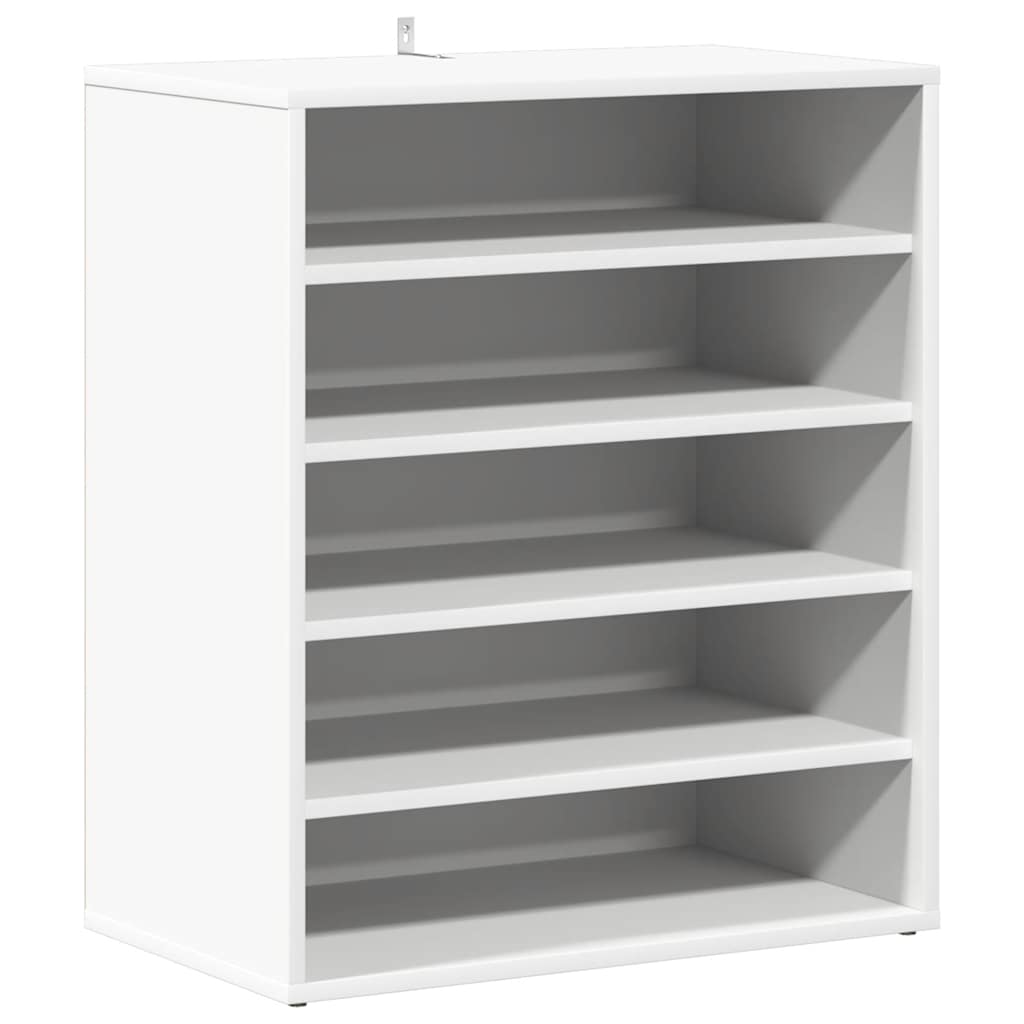 vidaXL Mueble Zapatero Contrachapada 60x35x70 cm Armario Banco Pasillo Color Blanco,  Roble Sonoma,  Negro