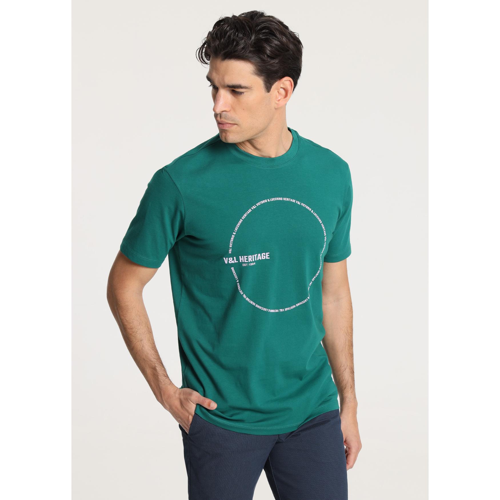 Victorio & Lucchino - Camiseta Gráfica Circular Green