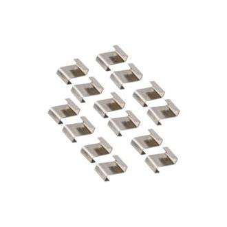 CA Sollbry - 90 pinzas de acero inoxidable para vidrio de invernadero (pinzas en forma de Z)